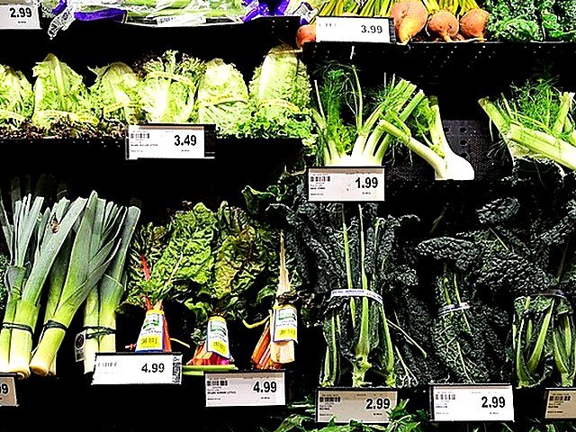 Verduras selecionadas